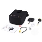 LS-800D mit DVR 5.8G 40CH 5 Zoll 800x480 Diversity Video Headset Eingebauter Akku für RC Racing Drone